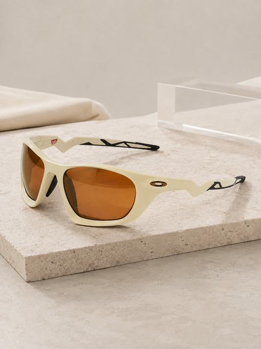Oakley Lateralis Matte Sand Frame with Tungsten Polar Lens