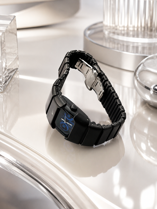 Nike D-Line Blue Dial with Matte Black Band