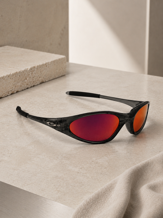 Oakley Minute 1.0 - Black Frame with Ruby-Red Iridium Lens