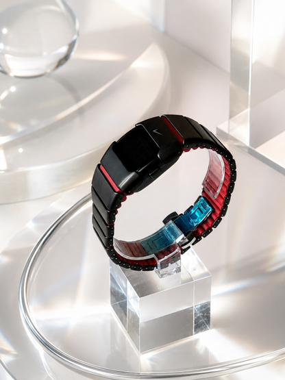 Nike D-Line Matte Black and Red Band
