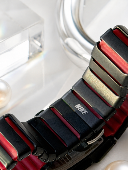 Nike D-Line Matte Black and Red Band