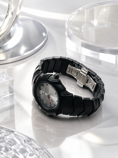 Oakley Blade White Dial Matte Black Bracelet