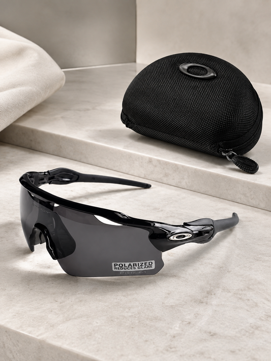 Oakley Radar EV Path — Polished Black / Prizm Black Polarized